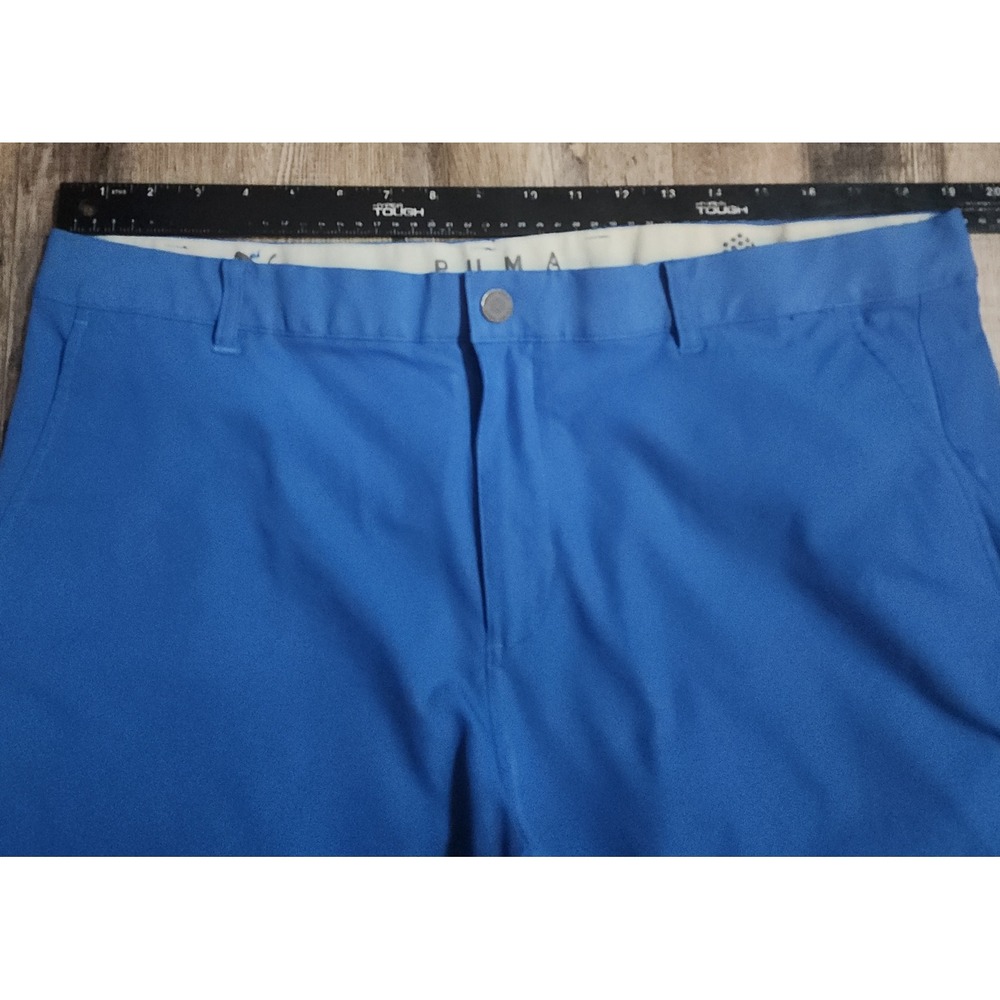 Puma Golf Shorts Mens 36 Blue Performance Athletic Activewear - Picture 4 of 8